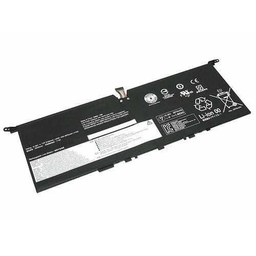 аккумуляторная батарея для ноутбука lenovo ideapad 730s 13 l17m4pe1 15 36v 2735mah orig l17m4pe1 o Аккумулятор L17M4PE1 для ноутбука Lenovo IdeaPad 730S-13 15.36V 2735mAh черный