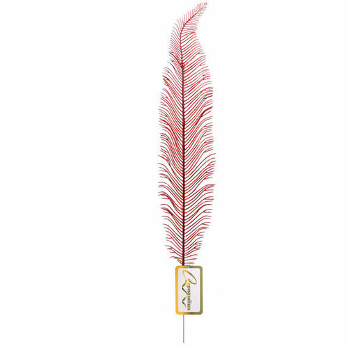Ветка декоративная «Волшебное перо» 53 см, Красный