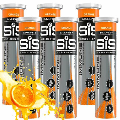 фото Изотоник science in sport (sis) immune tablets 6 x 20 таблеток, апельсин