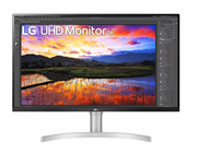 32" Монитор LG 32UN650-W, 3840x2160, 60 Гц, IPS, LED, 1000:1, 350 Кд/м², 178°/178°, DisplayPort 1.4, HDMI 2.0 x2, AMD FreeSync