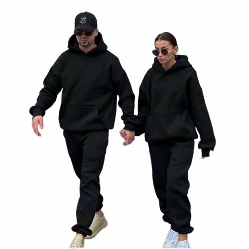 фото Костюм , размер 54, черный нет бренда