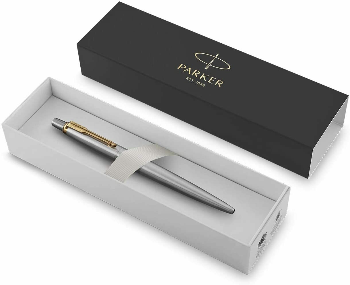 Подарочный набор: Ежедневник и Шариковая ручка Parker Jotter Essential, St. Steel GT