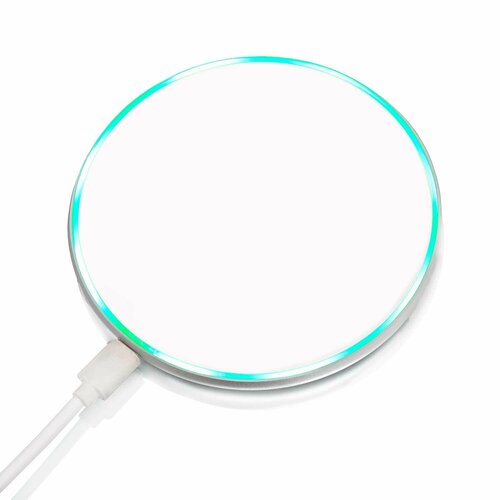 Повербанк для телефона power bank Беспроводное ЗУ Pancakecharging арт PB36 Wireless белый 5шт 461400₽