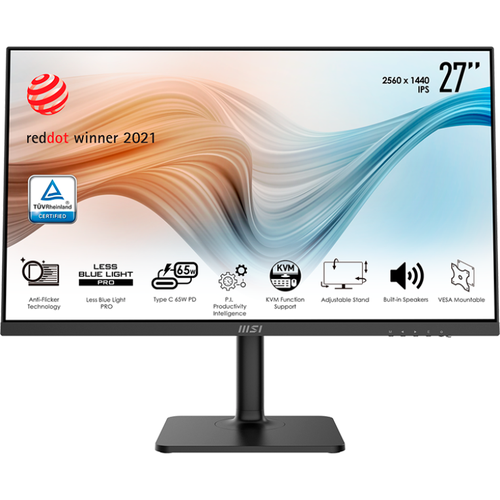 Монитор MSI Modern MD272QP Ultramarine 27 черный 2569000₽