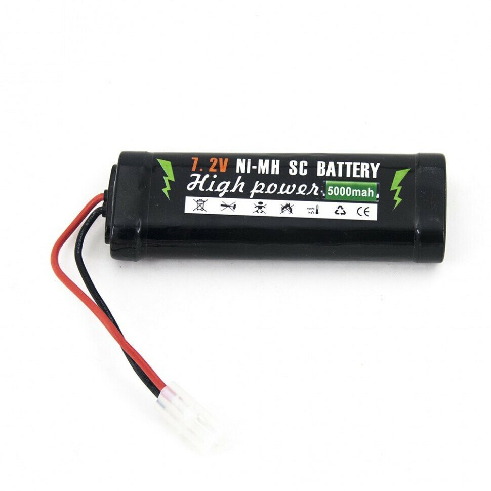 Аккумулятор Ni-Mh Spard 5000mAh, 7,2V, Tamiya