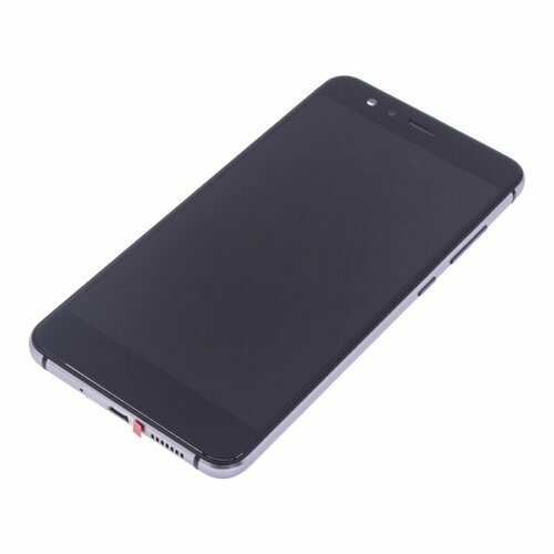 Дисплей для Huawei P10 Lite 4G (WAS-L03T/WAS-LX1) (в сборе с тачскрином) в рамке, черный, AAA дисплей для huawei mate 20 lite 4g sne lx1 в сборе с тачскрином в рамке золото 100%