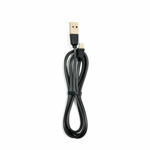 USB Дата-кабель REMAX Metal RC-041 для Apple 8 pin черный кабель игровой remax heymanba data cable rc 097a usb to type c 3a 1 метр черный