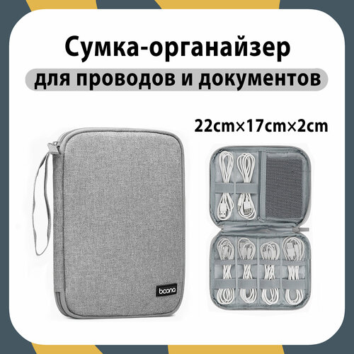 Органайзер для проводов / Органайзер для кабелей BAONA 22см x 17см x 2см