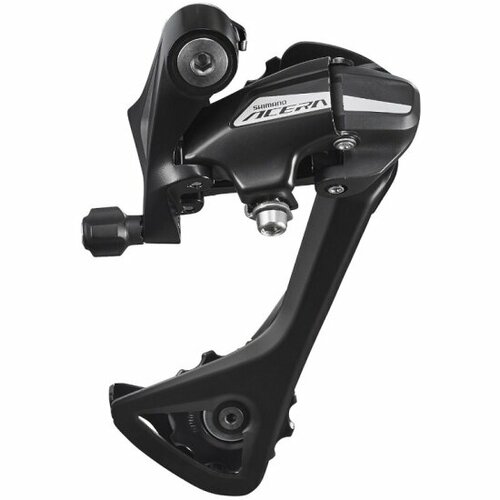 Переключатель задний Shimano Acera M3020 SGS, 7/8 скоростей, крепление на болт, черный переключатель задний shimano acera m360 sgs 7 8 ск б уп