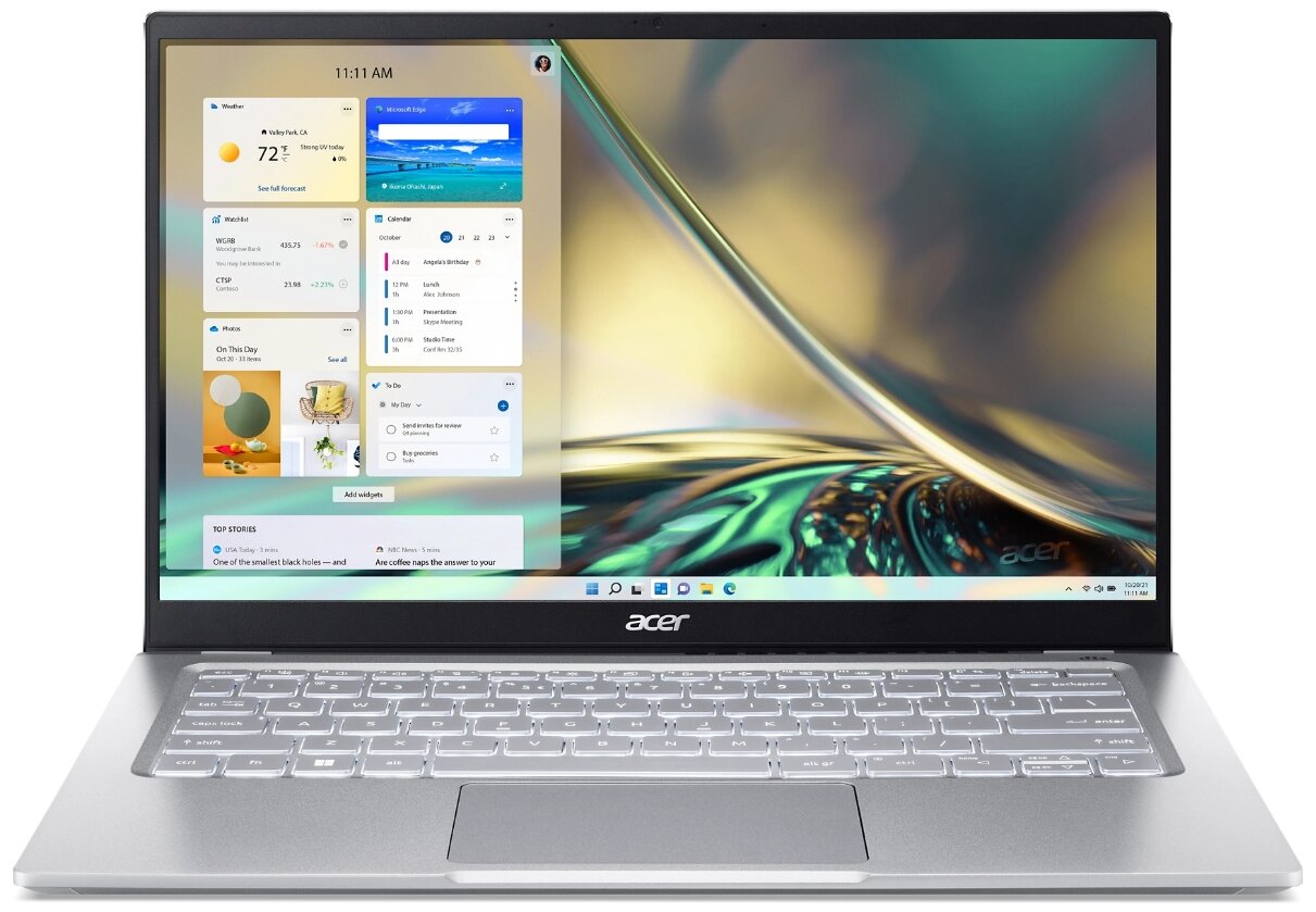 Ноутбук Acer Swift 3 SF314-512-55DD NX. K0FER.003 14"(2560x1440) Intel Core i5 1240P(1.7Ghz)/16GB SSD 512GB/ /Windows 11 Home