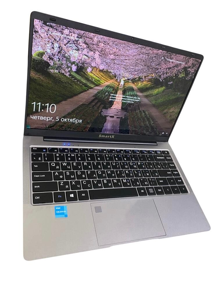 14.4" Ноутбук OfficeBook 1920x1080, Intel Celeron J4105 2 ГГц, RAM 12 ГБ, DDR4, SSD 512 ГБ, Intel UHD Graphics 600, Windows 10 Pro серебристый
