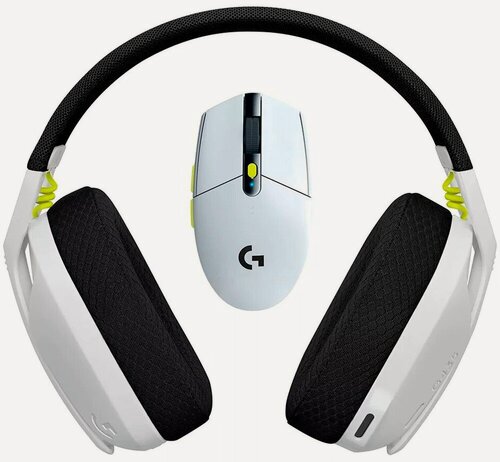 Изображение товара Набор периферии Наушники + мышь Logitech (наушники Logitech G435SE + мышь Logitech G304SE)