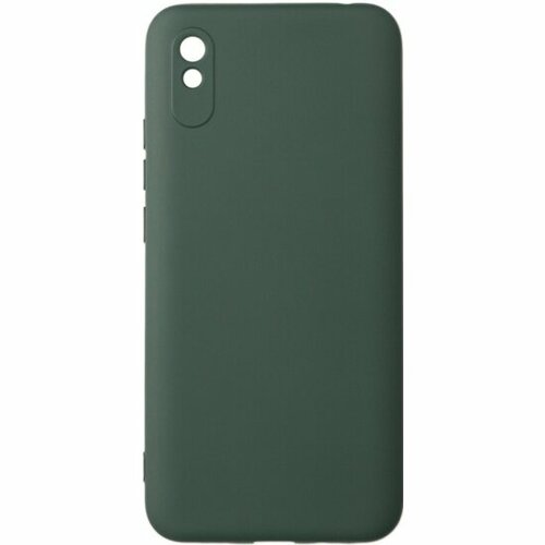 Чехол Zibelino для Xiaomi Redmi 9A, Soft Case, темно-зеленый чехол накладка krutoff soft case авокадо пара для xiaomi redmi 9a черный