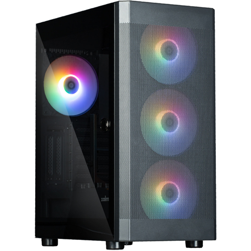 Корпус Zalman (i4 TG Black) корпус zalman s3 tg atx black