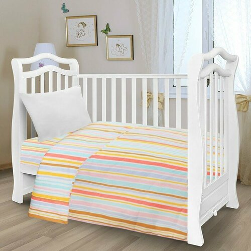 Адель Простыня 107х140см микс поплин 110гм хл100 800₽