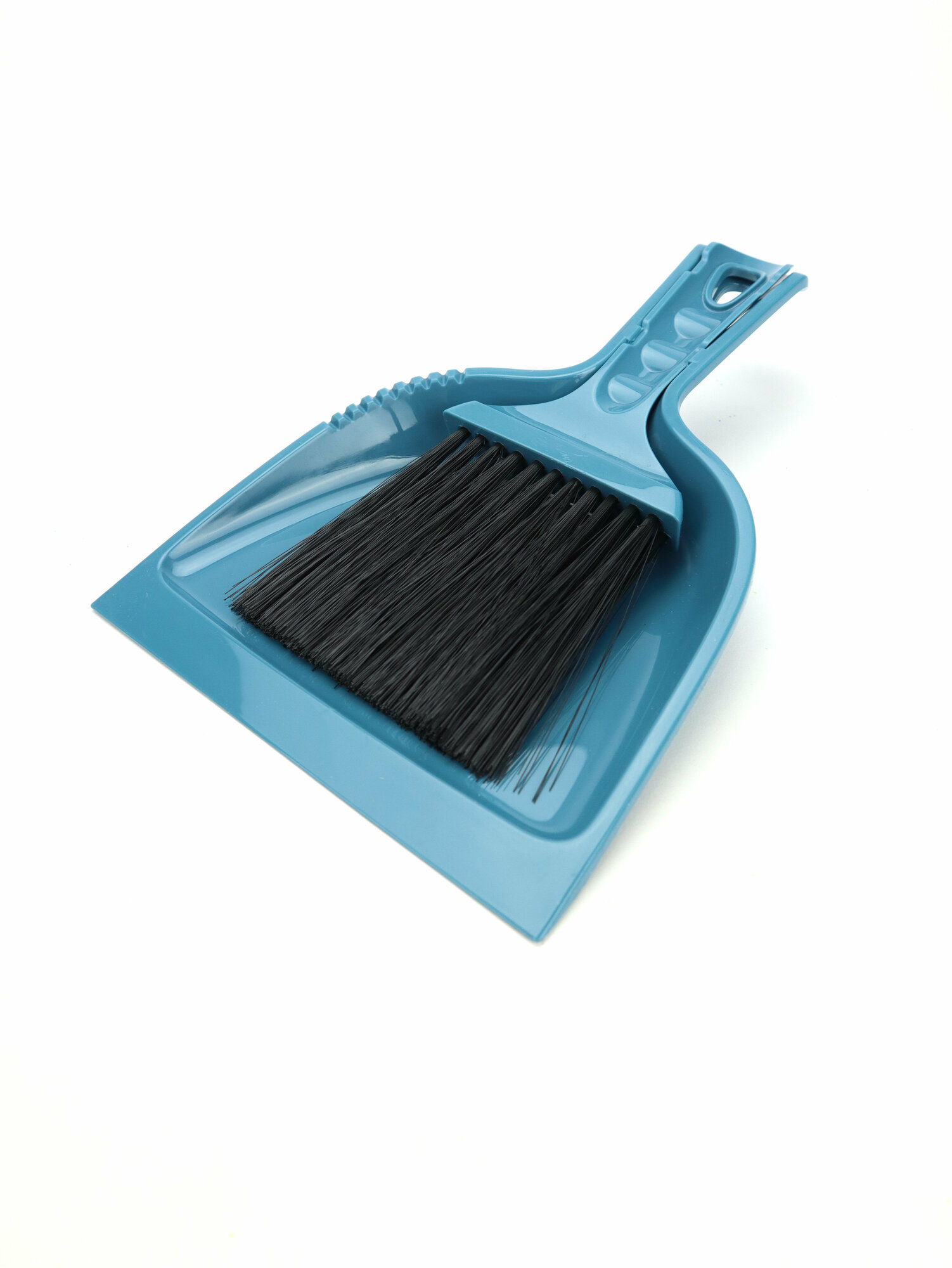 Комплект миниатюрная щетка-сметка с совком для хозяйственных целей и уборки за домашними животными Vanda, 225мм (темно-синий), ND Play