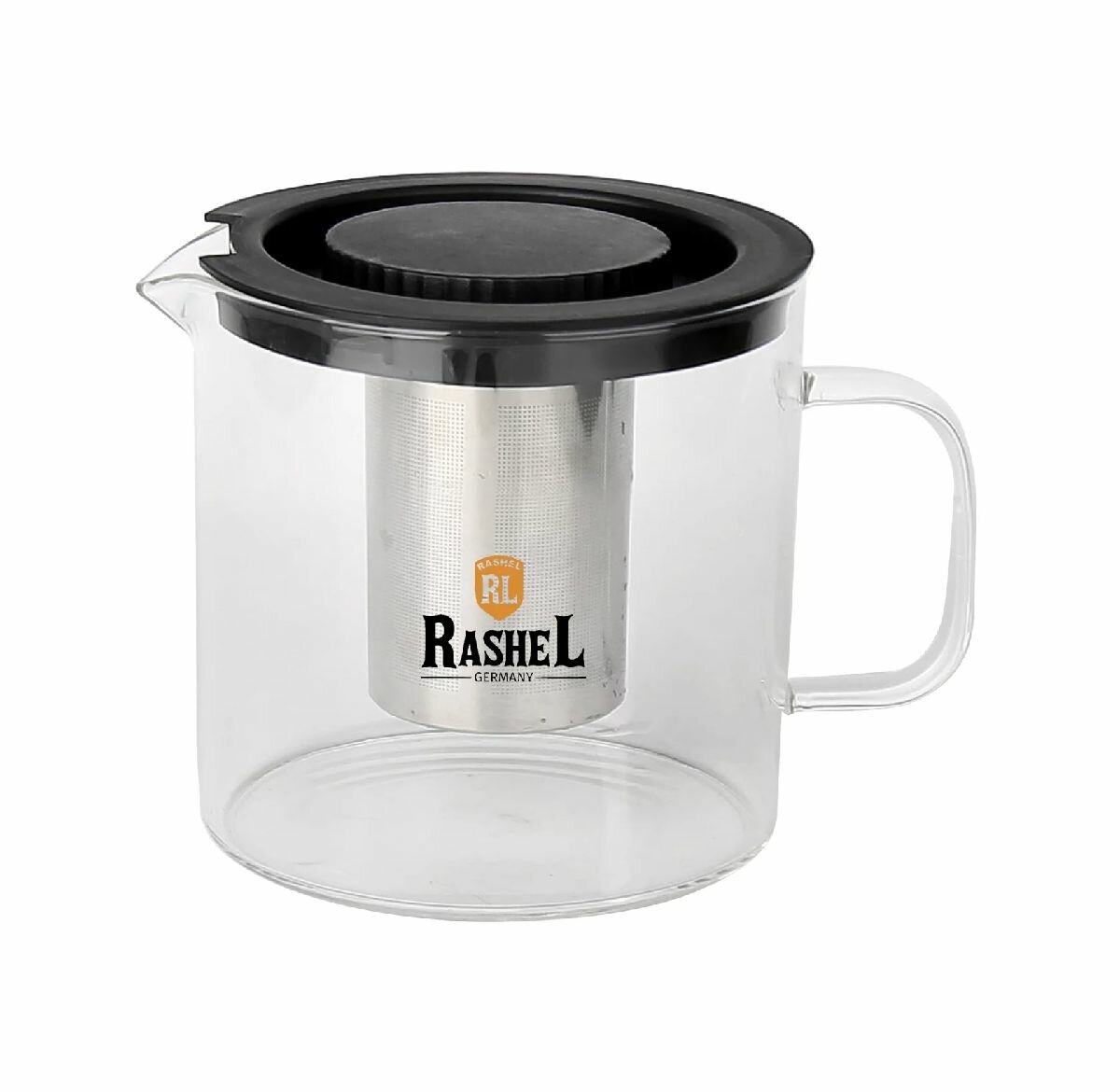 Чайник заварочный RASHEL R8358 жаропрочное стекло 0.6 л