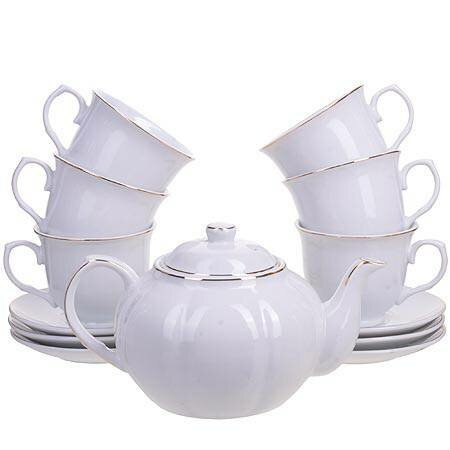 фото Чайный сервиз 14пр с чайником 1л LORAINE 25935 KSMB-25935