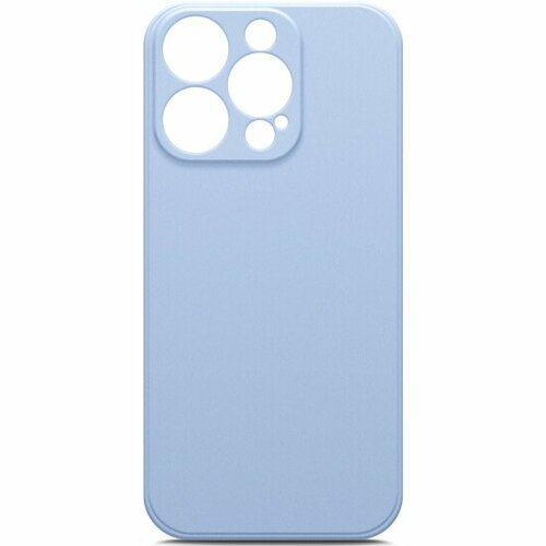 Силиконовый чехол Borasco для Apple iPhone 14 Pro, Microfiber Case Soft Touch лавандовый