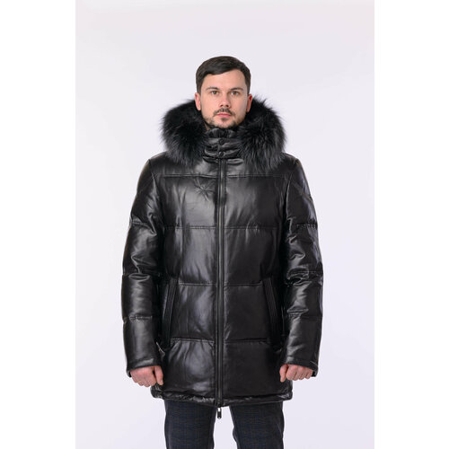 фото Куртка yierman, размер 52, черный