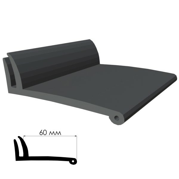 фото Расширитель колесных арок универсальный 60 мм (ТЭП резина, для квадроцикла) на метраж #19792