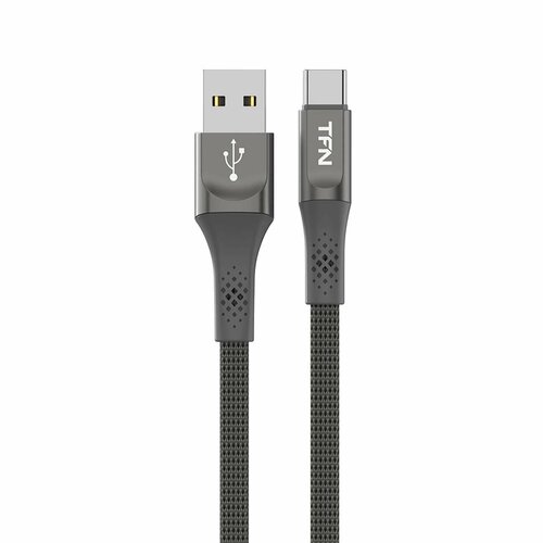Кабель USB Type-C TFN 0.6m Zinc плоский grey (TFN-CZNUSBC06MGR) кабель usb type c tfn 0 2m zinc плоский grey tfn cznusbc02mgr