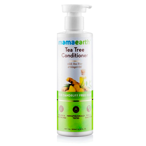 Кондиционер против перхоти с маслом чайного дерева Tea Tree Conditioner 250 мл. MamaEarth (срок годности до 05.2024)
