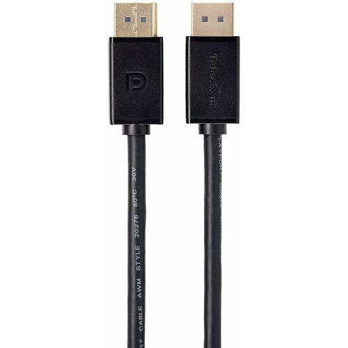 Кабель DisplayPort - DisplayPort, 5м, Telecom (TCG715-5M) кабель displayport displayport 1 5 м telecom tcg715 1 5m пакет