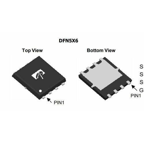 Микросхема AON6354 N-Channel MOSFET 30V 83A DFN5x6