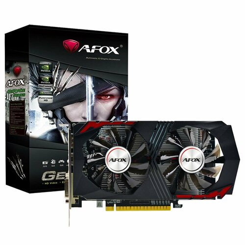 Видеокарта Afox GTX1050Ti 4GB GDDR5 128BIT DVI HDMI DP ATX DUAL FAN 1639900₽