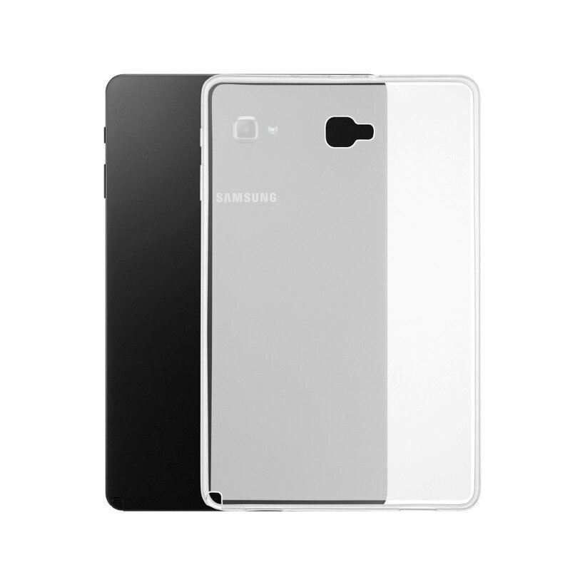 Чехол задняя-панель-накладка-бампер MyPads Tocco для Samsung Galaxy Tab A 10.1 2016 SM-P580/P585 S-Pen ультра-тонкий из силикона прозрачный