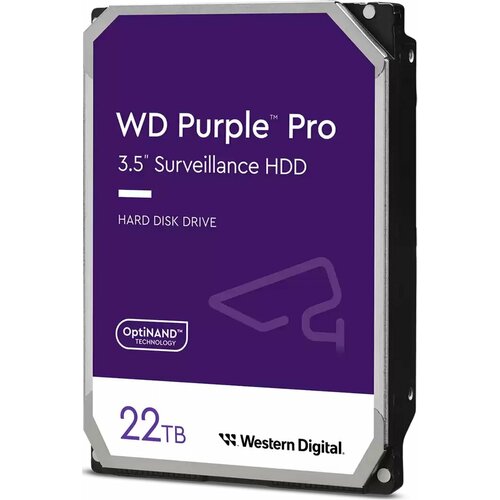 Жёсткий диск 22Tb SATA-III WD Purple Pro WD221PURP 59940₽