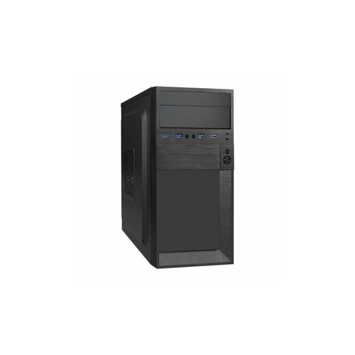 Корпус Exegate EX291153RUS Корпус Minitower ExeGate BAA-105U4-01-AA500 (mATX, AA500 с вент. 8см, 4*USB3.0, HD аудио, черный) корпус exegate minitower qa 410 без бп black ex272737rus