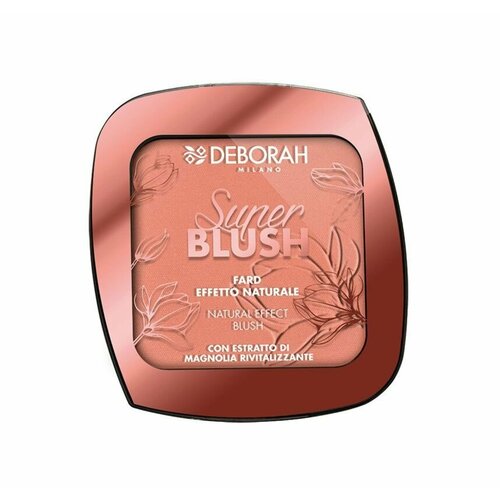 DEBORAH Румяна SUPER BLUSH тон 02 Кораллово-розовый, 9 г