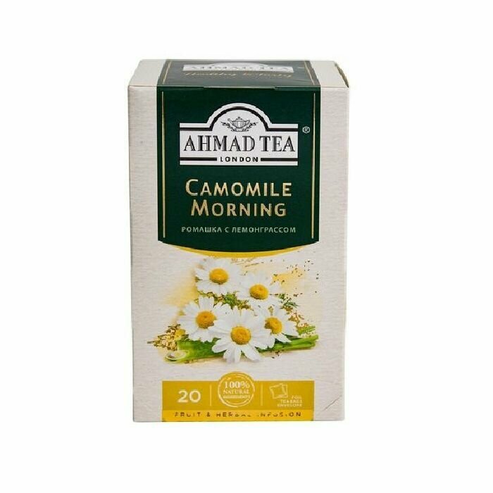 Ahmad Tea Чай травяной Camomile Morning, 20 пак/уп, 2 упаковки - фотография № 2