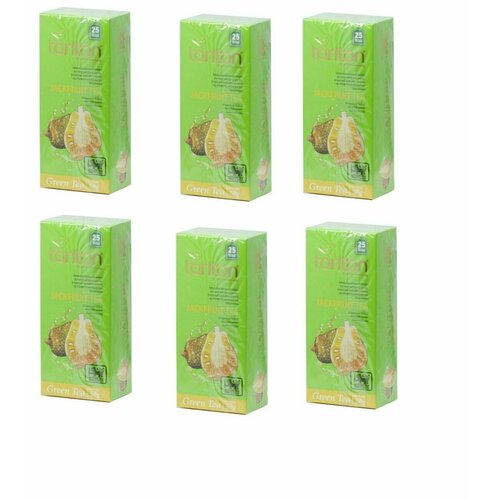 Tarlton Чай зелёный "Jackfruit" , 25 пакетиков, 50 г - 6 шт.