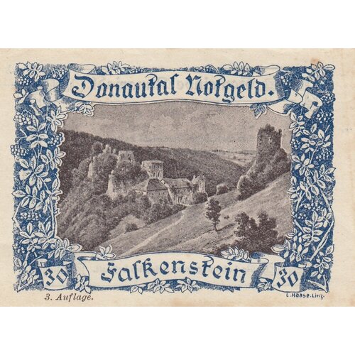 Австрия, Долина Дуная 30 геллеров 1914-1921 гг. (№3.3) австрия вайнцирль бай перг 30 геллеров 1914 1921 гг