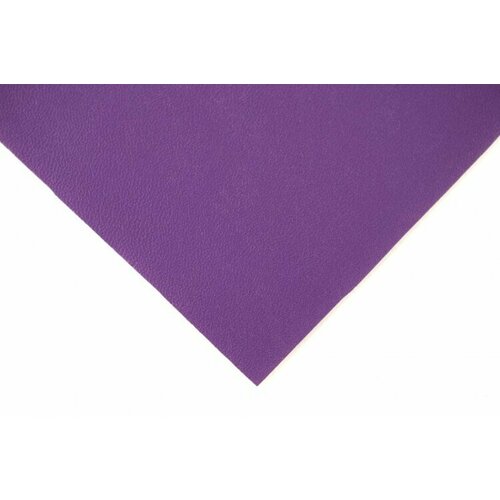 Кожа искусственная для рукоделия 15х20см, цвет фиолетовый, 1028-054, 1шт