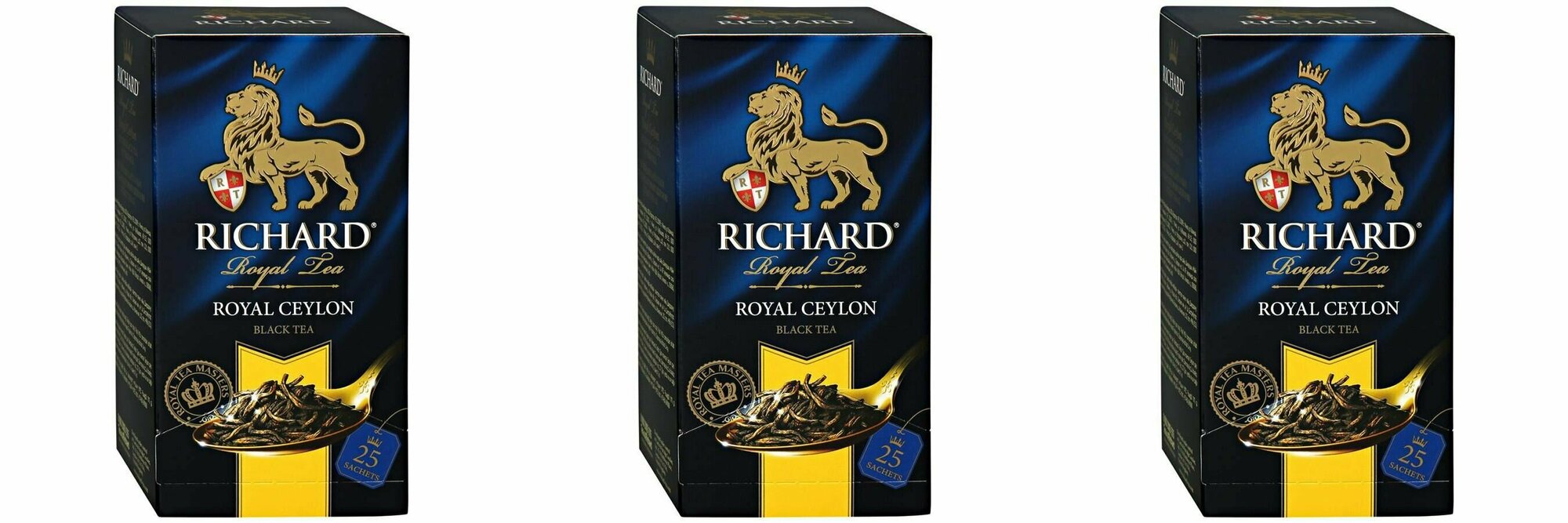 Richard Royal чай черный Ceylon 25пак - 3 штуки