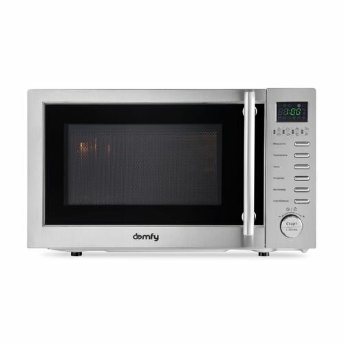 фото Микроволновая печь DOMFY DSS-MW301, 700Вт, 20л, серебристый