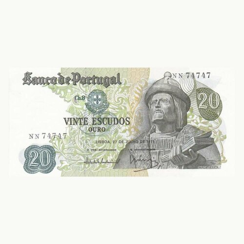 Португалия 20 эскудо 1971 г. (2) клуб нумизмат монета 200 эскудо португалии 1995 года серебро герцог афонсу де албукерки
