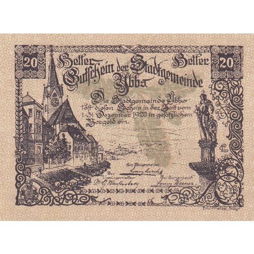 Австрия, Ибс 20 геллеров 1914-1920 гг.