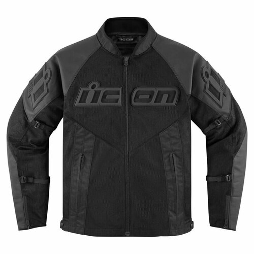 Мотокуртка: Mesh AF Leather Jacket / Черный