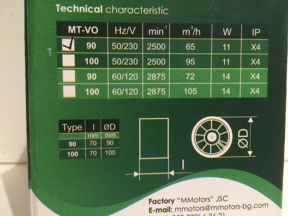 MMotors Канальный вентилятор MMotors JSC МТ-ВО 100 - фотография № 4