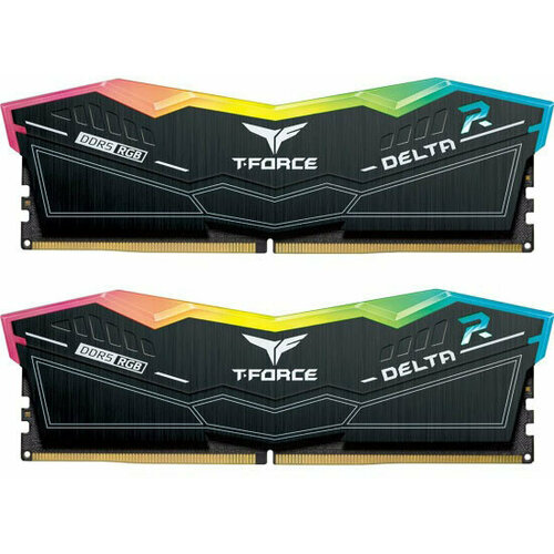Оперативная память 32Gb DDR5 7000MHz Team T-Force Delta RGB 2x16Gb KIT FF3D532G7000HC34ADC01 2182000₽