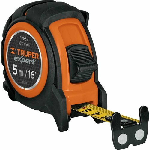 Магнитная рулетка Truper FIN-5M рулетка matrix pro 5m x 25mm 32552