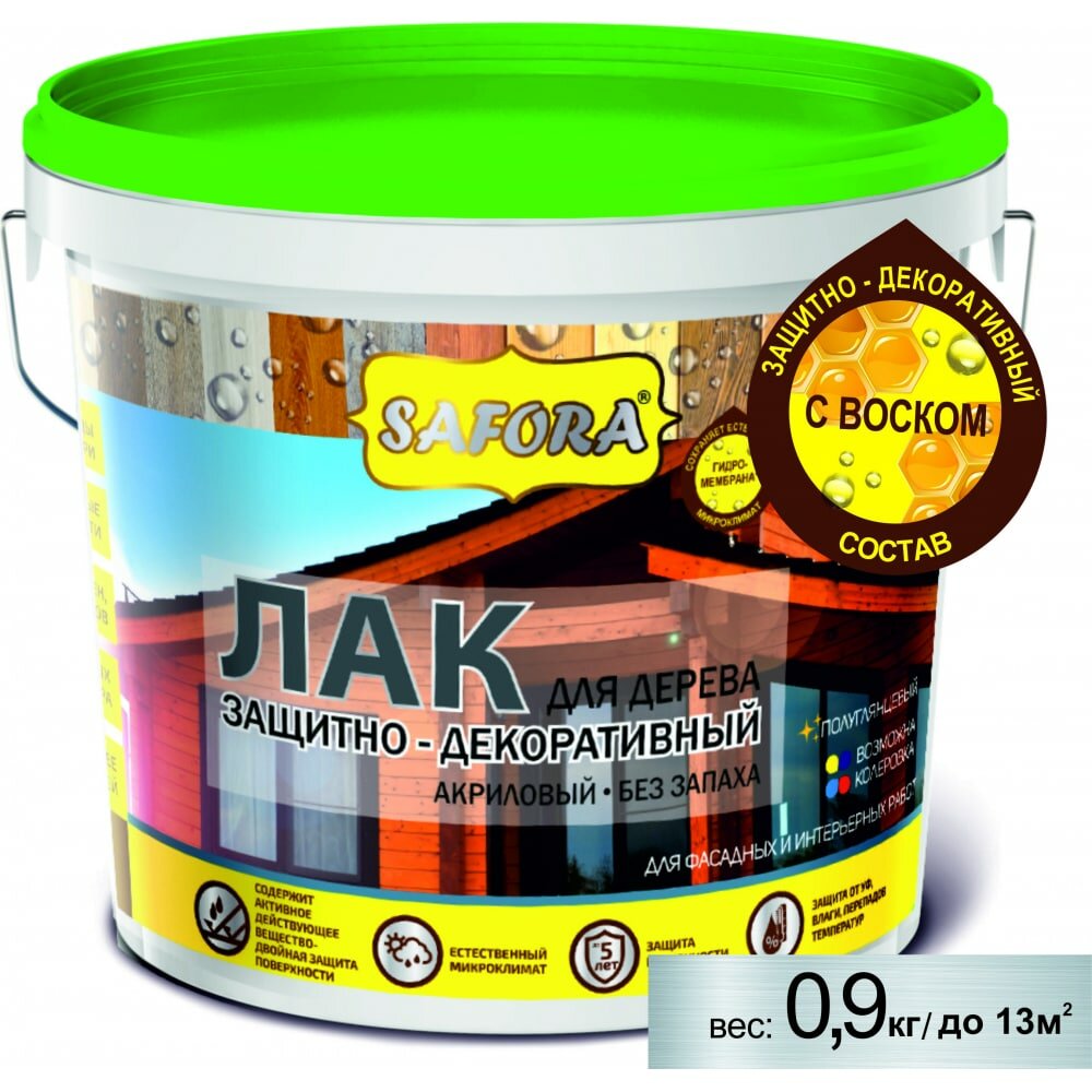 фото Лак для дерева SAFORA 020