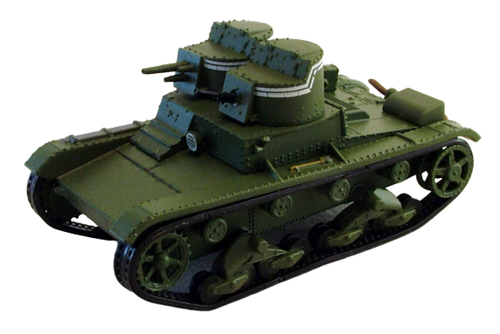 Tank panzer T-26 1932 / танк Т-26 пулеметно-пушечный СССР (танки мира #5)