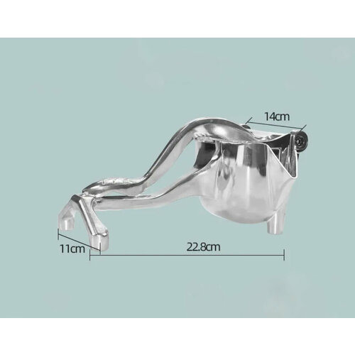 Ручная соковыжималка пресс MyPads A721-217 для фруктов цитрусовых многофункциональная из алюминия удобная для кухни 1050₽