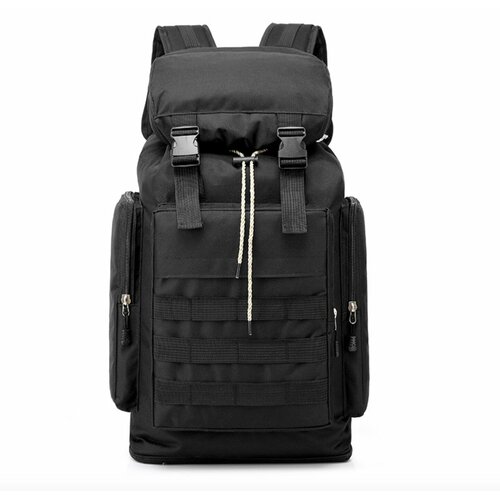 Дорожный универсальный черный рюкзак MyPads M-231980 для альпинизма/походный/путешествий/сборов/ военный для мобилизованных или солдат срочной служ. сумка для альпинизма пластиковая d образная для альпинизма